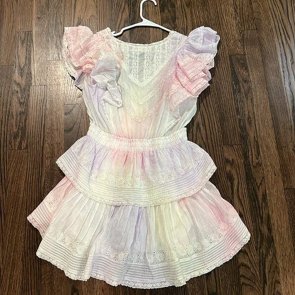 LoveShackFancy Gwen Dress, Pastel Multicolor - Picture 2 of 2